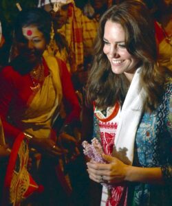 Kate Middleton nel suo viaggio in India