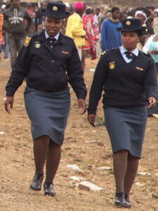 Donne poliziotto in Sudafrica