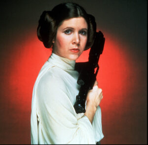 (UNDATED) Actress Carrie Fisher as Princess Leia from the classic film Star Wars, soon to be released on video. ORG XMIT: UT3304