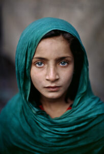 Girl with Green Shawl, Peshawar, Pakistan, 2002